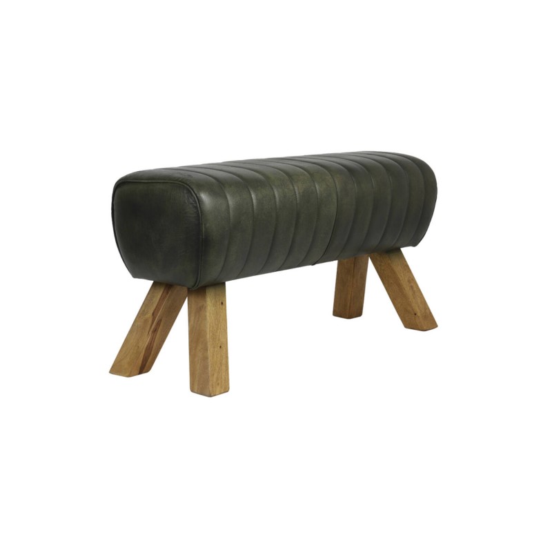 BENCH GYM LEATHER GREEN 90 - BENCHES